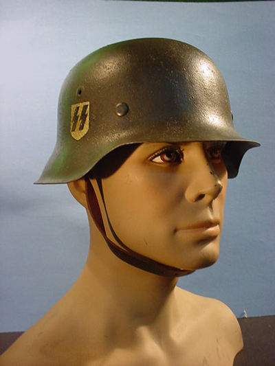 Refurbished Waffen SS M-35 Helmet